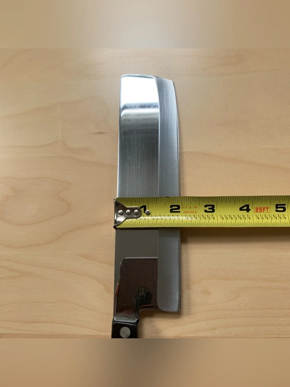 CUTCO 1735 Vegetable Cleaver Knife Classic Black Handle